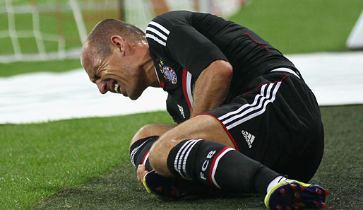 Arjen Robben fällt im Spiel gegen den SC Freiburg definitiv aus