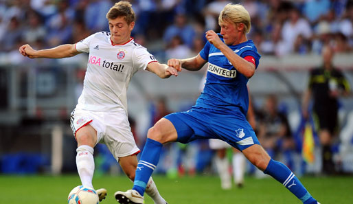 Andreas Beck (r.) verlängert seinen Vertrag bei 1899 Hoffenheim bis 2014