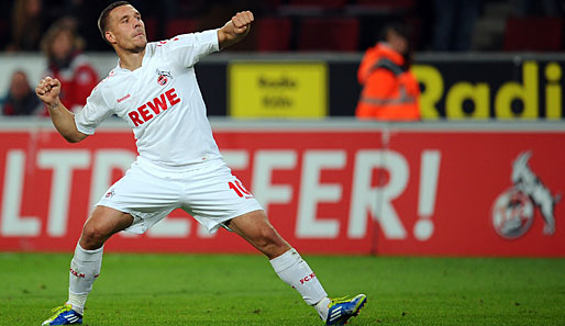 Der 1. FC Köln sucht nach einem neuen Partner für Lukas Podolski