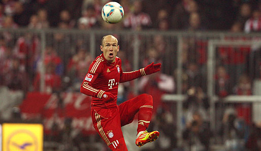 Arjen Robben stand gegen Dortmund das erste Mal seit August wieder in der Startelf