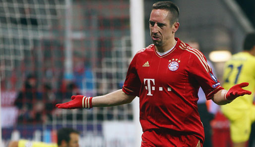 Franck Ribery war gegen den FC Villarreal der überragende Akteur auf dem Platz