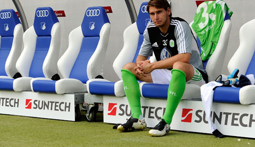 Patrick Helmes durchlebt beim VfL Wolfsburg eine schwere Zeit