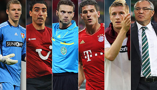 Sie stehen im Fokus: Leno, Gomez, Reus, Magath mit Wolfsburg und Co.