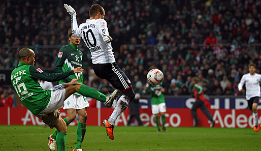 Beim letzten Spiel zwischen dem FCB und Werder erzielte Arjen Robben (r.) ein Traumtor
