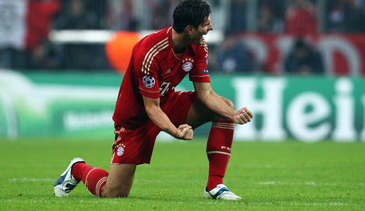 Mario Gomez erzielte in der Hinrunde 16 Treffer für Bayern München