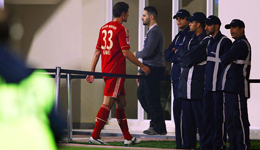 Bayerns Mario Gomez musste Testspiel gegen Al-Ahly Kairo früh den Platz verlassen