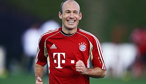 Arjen Robben hat wieder richtig Spaß bei den Bayern
