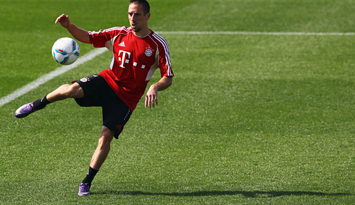 Franck Ribery musste wegen einer Muskelverhärtung behandelt werden
