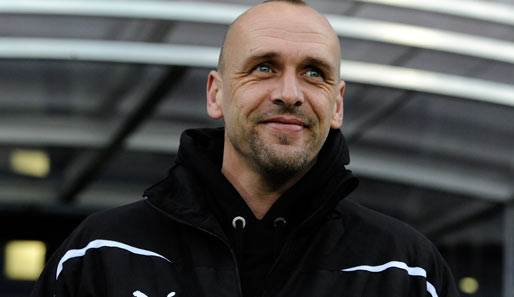 Hoffenheim-Trainer Holger Stanislawski konnte sich über den 2:1-Sieg seiner Mannschaft freuen