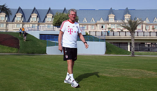Jupp Heynckes ist mit der Vorbereitung seiner Mannschaft in Doha zufrieden