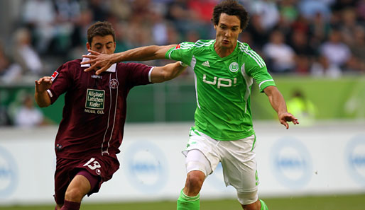 Srdjan Lakic (r.) wechselte im Sommer 2011 ablösefrei zum VfL Wolfsburg