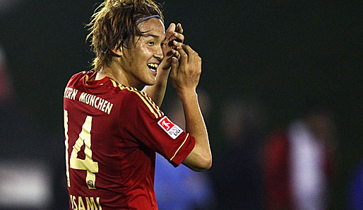 Takashi Usami sorgte beim 5:0-Sieg der Bayern alle Treffer - beeindruckend