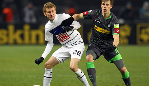 Fabian Lustenberger (l.) verletzte sich im Pokal-Spiel gegen Mönchengladbach am Fuß