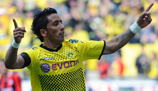 Lucas Barrios wechselte 2009 vom CSD Colo-Colo zu Borussia Dortmund