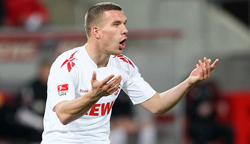 Lukas Podolski äußerte öffentlich seine Unzufriedenheit über die Entwicklung beim 1. FC Köln