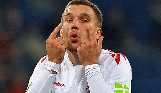 Lukas Podolski hatte erst kürzlich wieder mit einem Abschied aus Köln geliebäugelt