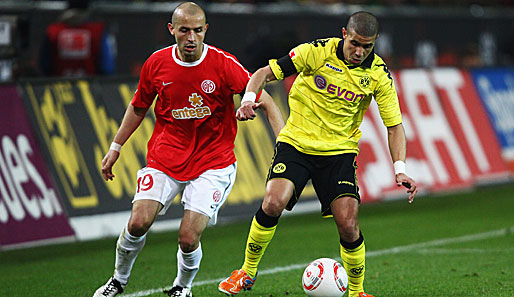 es ist nicht lange her, da spielte Mohamed Zidan (r.) für Dortmund und gegen Mainz
