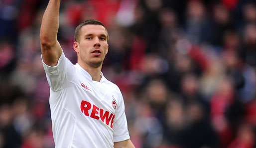 Der Einsatz von Podolski, der bislang 16 Tore erzielte, war wegen einer Magen-Darm-Grippe gefährdet