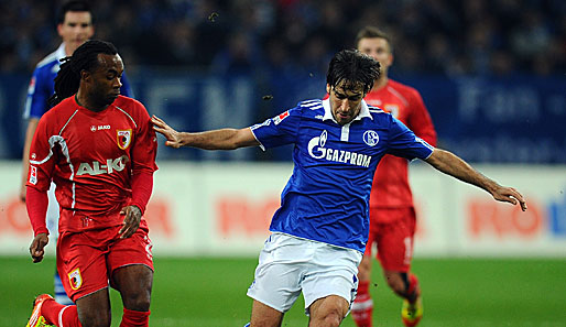 Raul (r.) möchte auf seiner Abschiedstour nochmal alles geben für Schalke 04