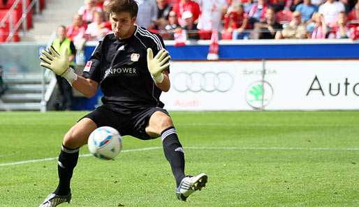 Fabian Giefer absolvierte bislang sechs Bundesliga-Spiele für Bayer Leverkusen