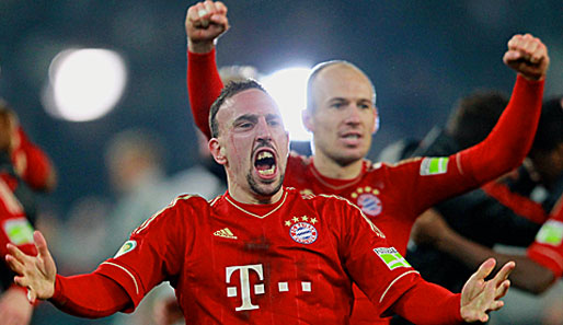Bayerns Franck Ribery (vorne) und Arjen Robben präsentierten sich im März in Bestform