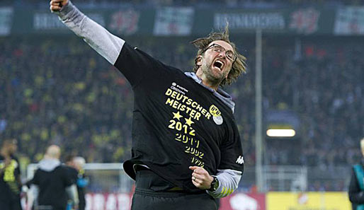Jürgen Klopp ist mit Borussia Dortmund seit 26 Spielen ohne Niederlage in der Bundesliga