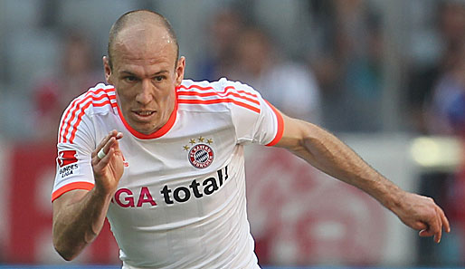Volle Kraft voraus: Arjen Robben wird dem FC Bayern wohl noch einige Zeit erhalten bleiben