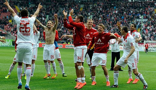 Der 1. FC Nürnberg schaffte in dieser Saison souverän den Klassenerhalt