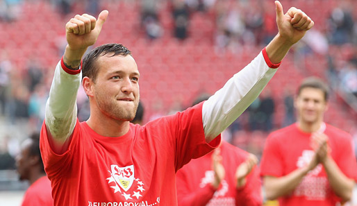 Julian Schieber hat in der abgelaufenden Saison 18 Spiele für den VfB Stuttgart absolviert