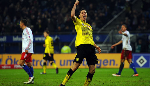 Robert Lewandowski erzielte 22 Tore für Borussia Dortmund in dieser Saison