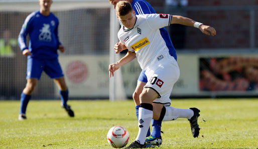 Alexander Bieler (vorne) schoss in 32 Spielen der Regionalliga zwei Tore