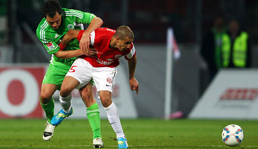 Mohamed Zidan (r.) verabschiedete sich nach einer halben Saison in Mainz wieder