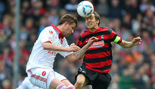 Julian Schuster (r.) erzielte einen der beiden Freiburger Treffer gegen den FC Zürich