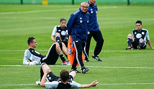 Wolfsburg-Coach Felix Magath lässt seine Spieler derzeit in der Vorbereitung schwitzen