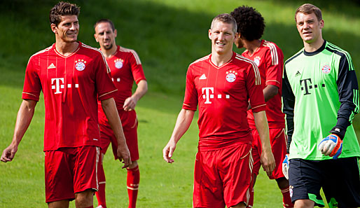 Zwei Mann im Fokus beim FC Bayern: Mario Gomez und Bastian Schweinsteiger
