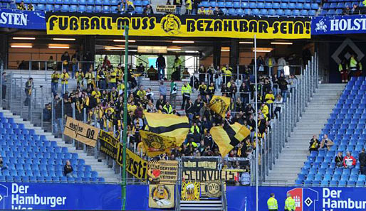 Dortmunds Fans protestierten jüngst in Hamburg gegen die Preistreiberei bei Tickets