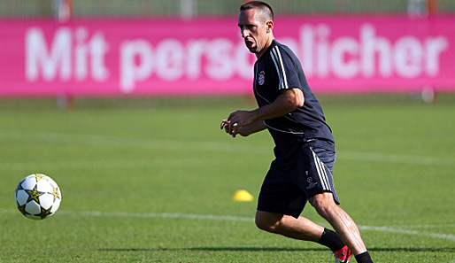 Franck Ribery ist nach seiner Verletzung wieder ins Mannschaftstraining eingestiegen