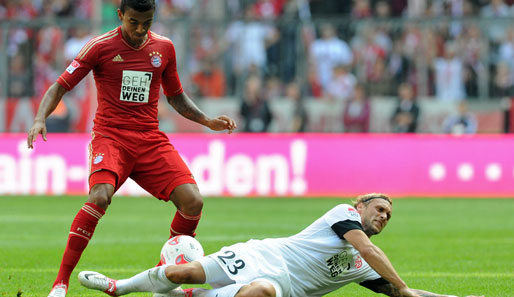 Marcel Risse (r.) musste gegen den FC Bayern München verletzt ausgewechselt werden
