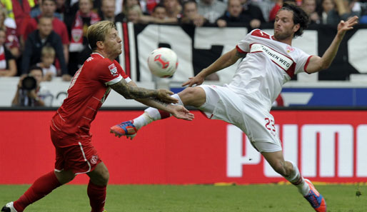 Tim Hoogland (r.) wird dem VfB Stuttgart mehrere Wochen fehlen