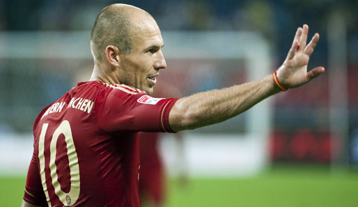 Auf Arjen Robben angesprochen kommt Bayern-Präsident Uli Hoeneß ins Schwärmen