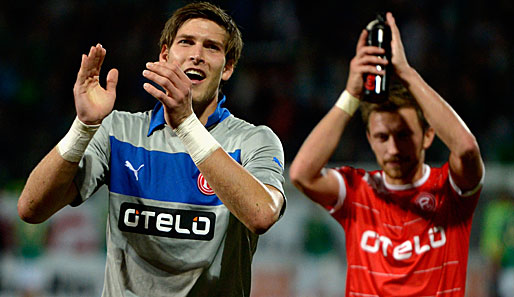 Fabian Giefer (l.) ist mit Fortuna Düsseldorf gut in die Saison gestartet