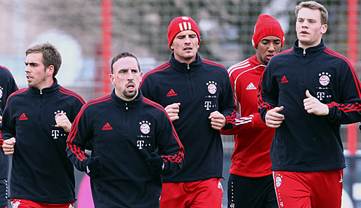 Philipp Lahm (l.), Mario Gomez (M.) und Manuel Neuer (r.) sind für die Weltfußballer-Wahl nominiert