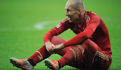 Arjen Robben ist im Spitzenspiel gegen Borussia Dortmund noch nicht einsatzfähig