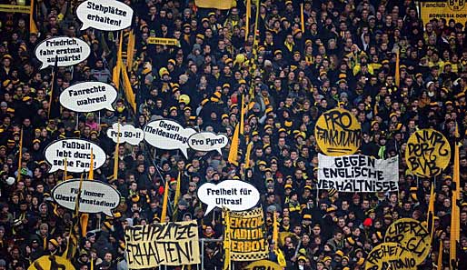 Stellvertretend für alle Bundesligisten: BVB-Fans fordern mehr Mitspracherecht