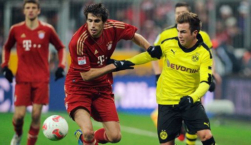Javi Martinez (l.) war im wichtigen Spiel gegen den BVB einer der Besten bei den Bayern
