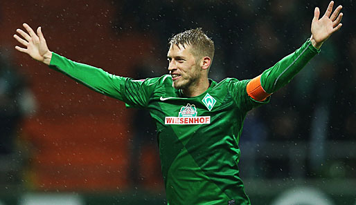 Vize-Kapitän Aaron Hunt spielt bereits seit der B-Jugend für den SV Werder Bremen
