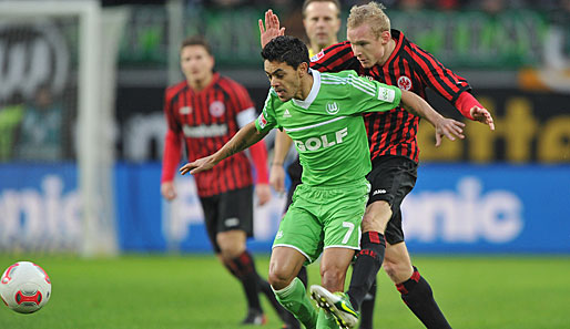 Bleibt nach seiner Roten Karte gegen Frankfurt gesperrt: Josue vom VfL Wolfsburg