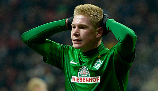 Kevin de Bruyne kann sich einen Verbleib bei Werder Bremen über die Saison hinaus vorstellen