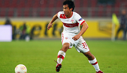 Shinji Okazaki traf in Belek beim 2:1-Sieg gegen Eskisehirspor gleich zwei Mal für den VfB Stuttgart