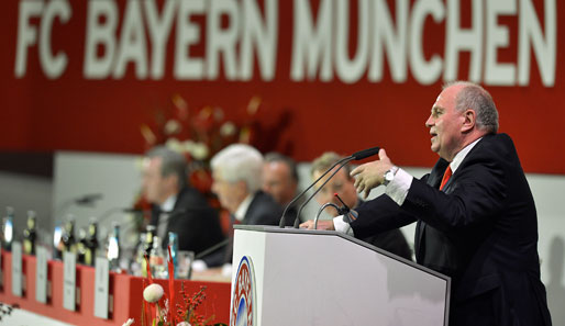 Bayern-Präsident Uli Hoeneß blickt äußerst optimistisch in die Zukunft mit Pep Guardiola